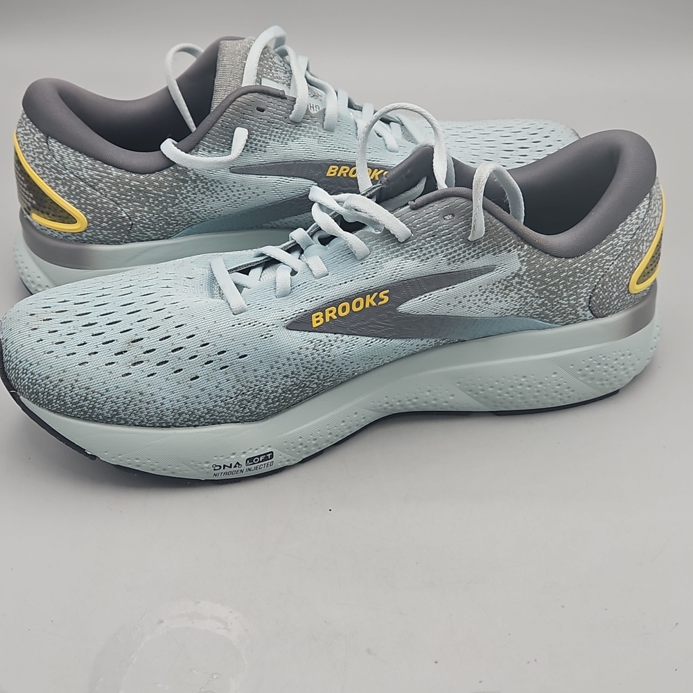 Brooks Ghost 16 "Cloud/Grey/Gold" Men's Running Shoe Sz 11 - Picture 4 of 13